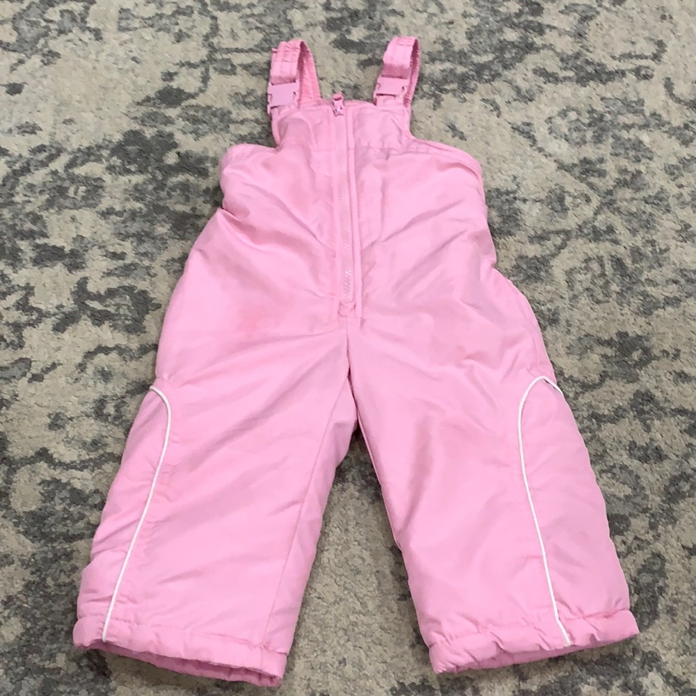 Girls 12M London Fog Winter Overalls GUC